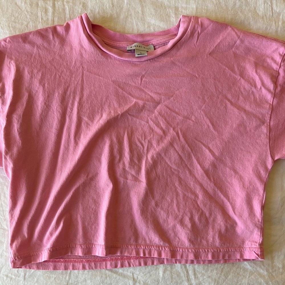 Pink Crop Top